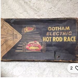1952, USA Gotham Electric Hot Rod Race 29in x 16in x 4in Box